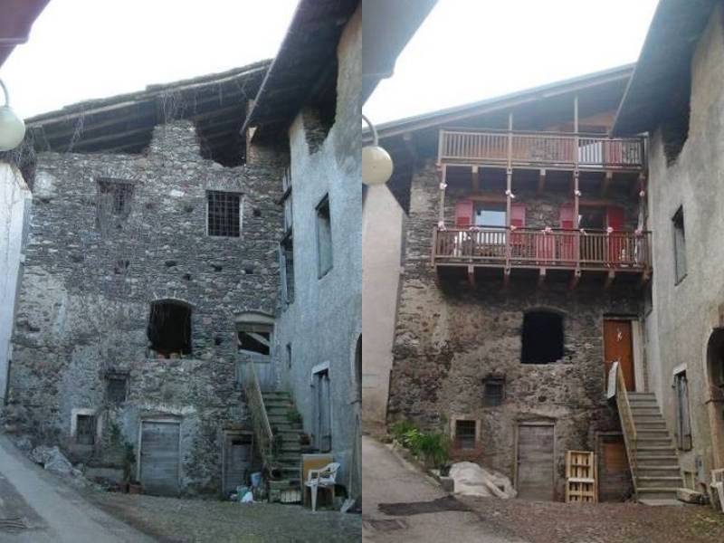 Ristrutturazione di un edificio privato a Madrano